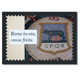 Postal Roma ocuta, causa finita